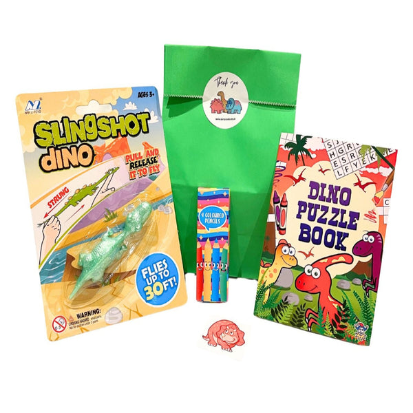 Dinosaur Paper Party Bag, Party Bag Fillers, Party Bag Ideas, Pre-filled Party Bags, Party Bags for Kids, Children's Party Bags, Toys, Party Favours